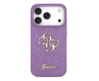 Guess Fixed Glitter Big 4G do iPhone 17 Pro liliowy - 1365526 - zdjęcie 2